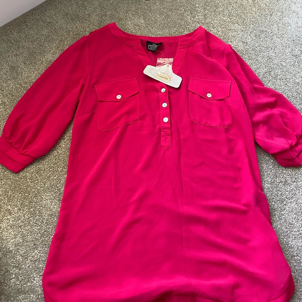 Angie Pink Blouse